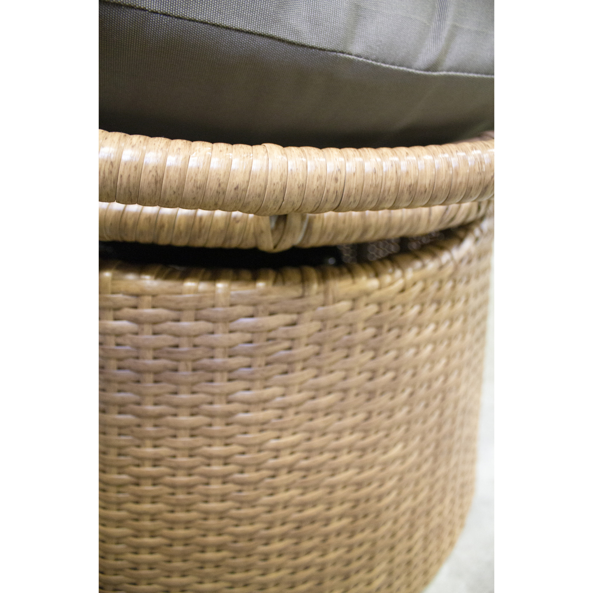 BORABORA - Balancelle de jardin en résine tressée