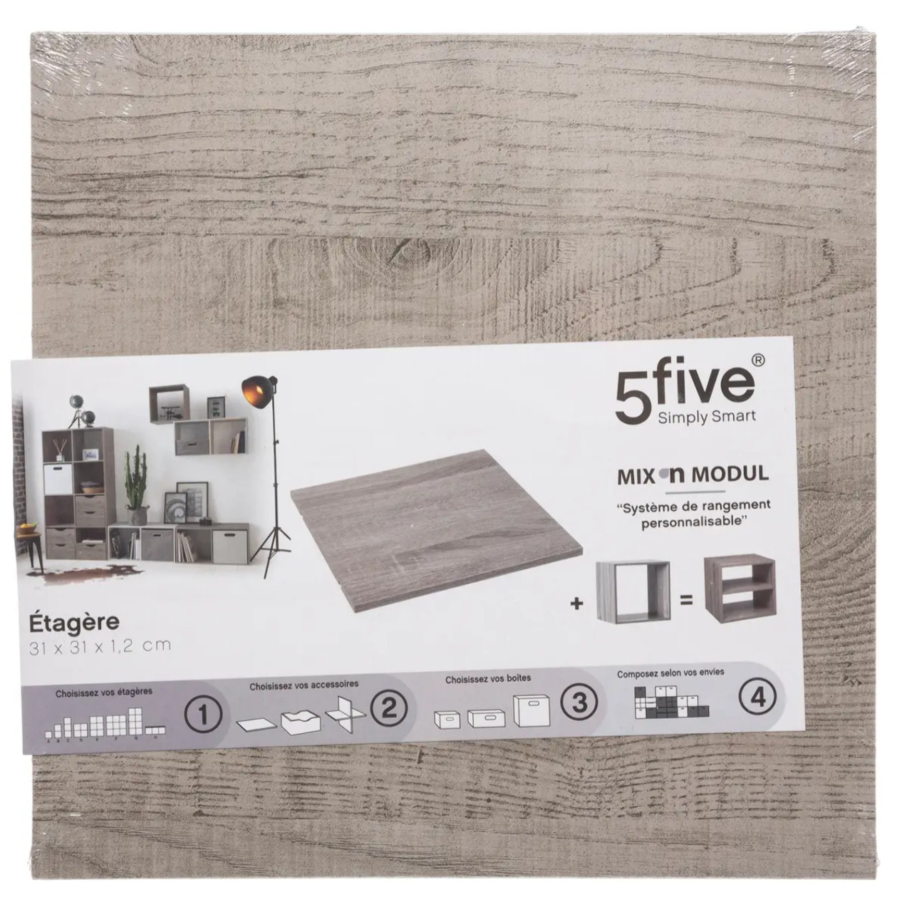 Tablette accessoire "Mix N' Modul" gris