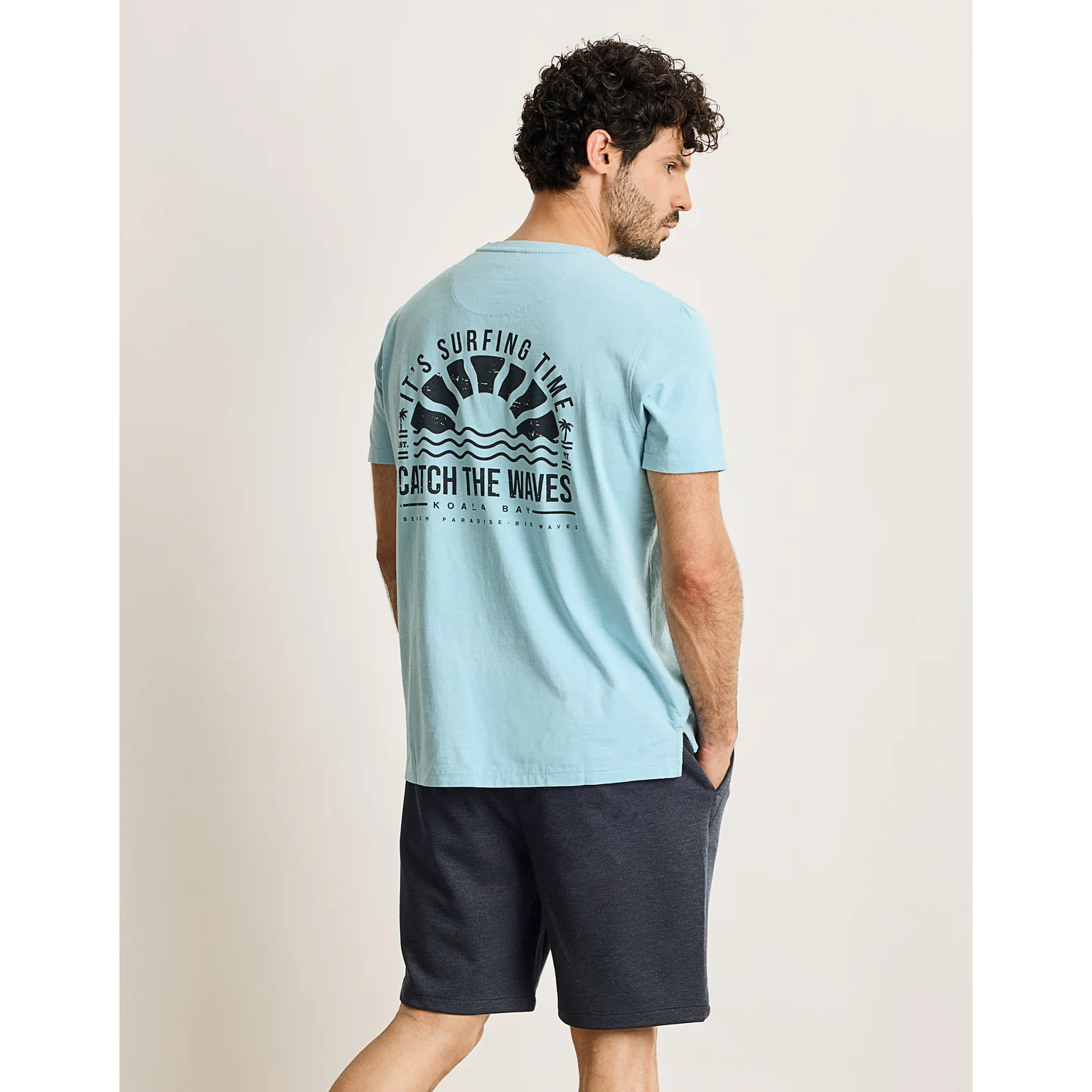 Camiseta Manga Corta Azul - Tilldawn