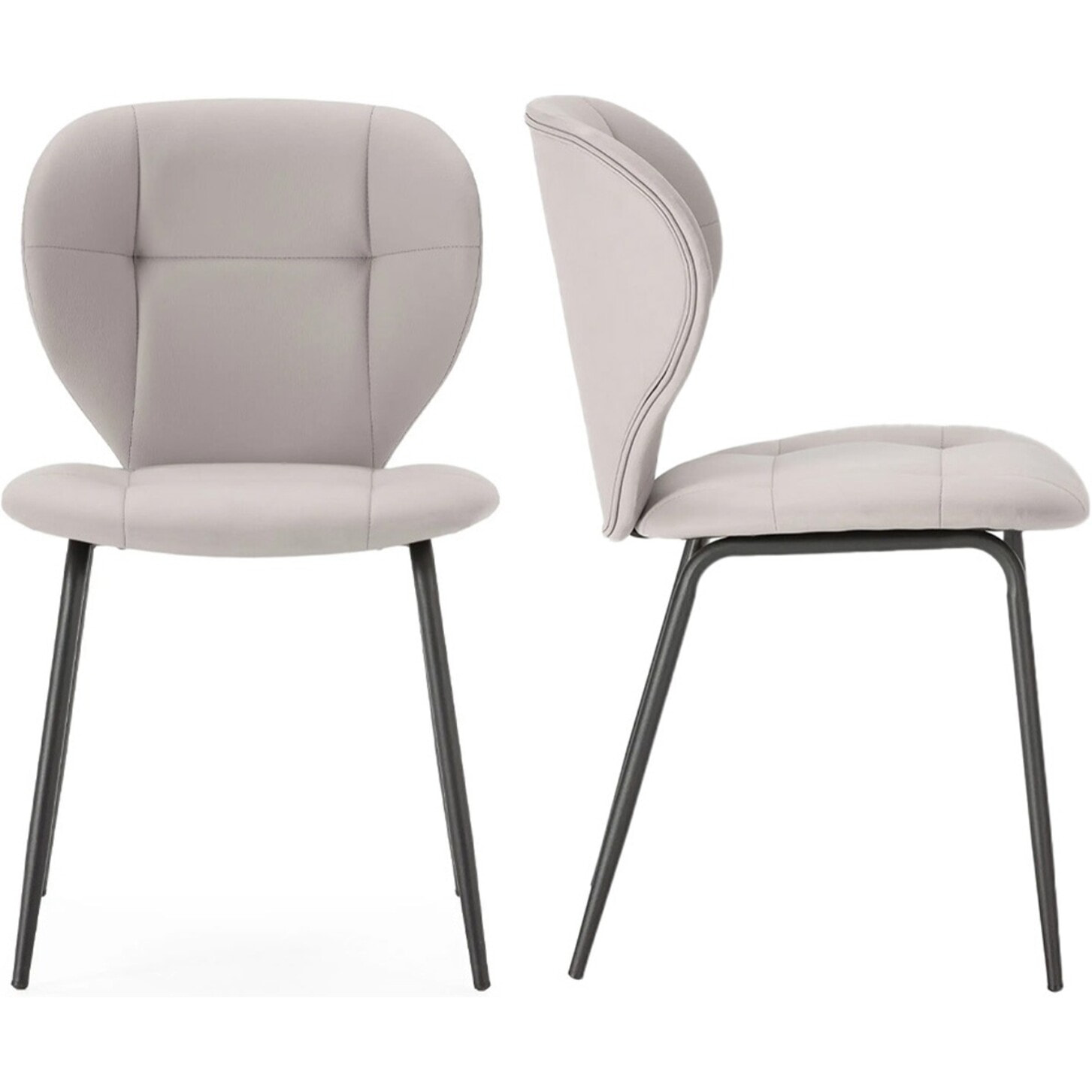 Lot de 2 chaises en tissu - SVEA