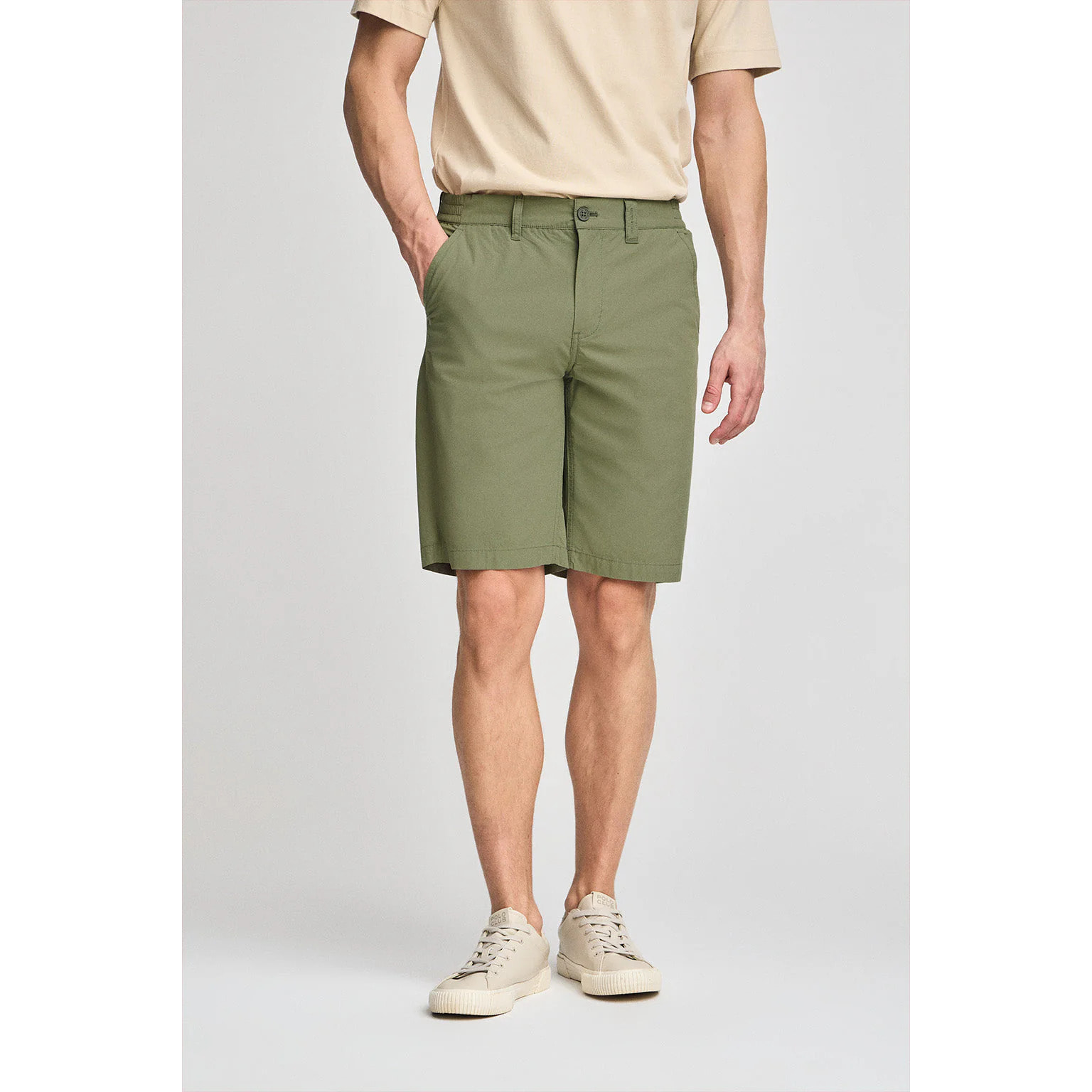 Bermuda San Diego caqui con detalles Polo Club