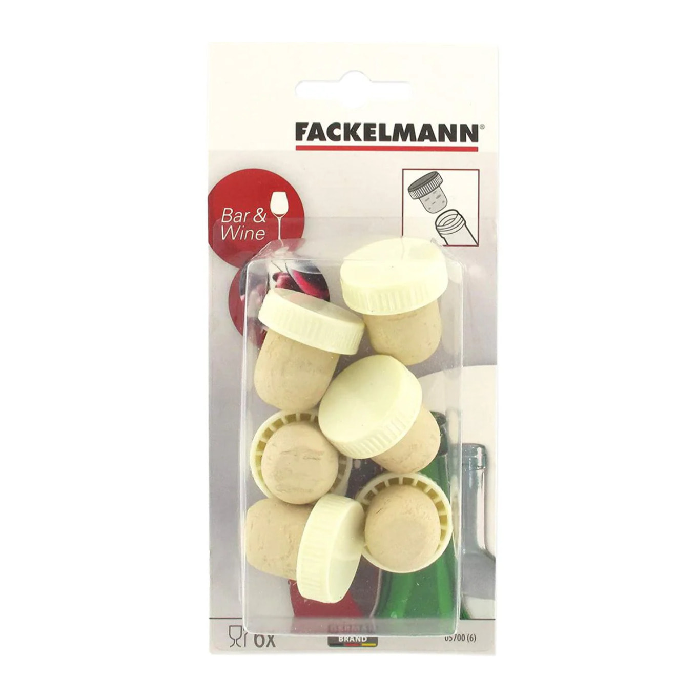 Lot de 12 bouchons de liège Fackelmann Bar Concept