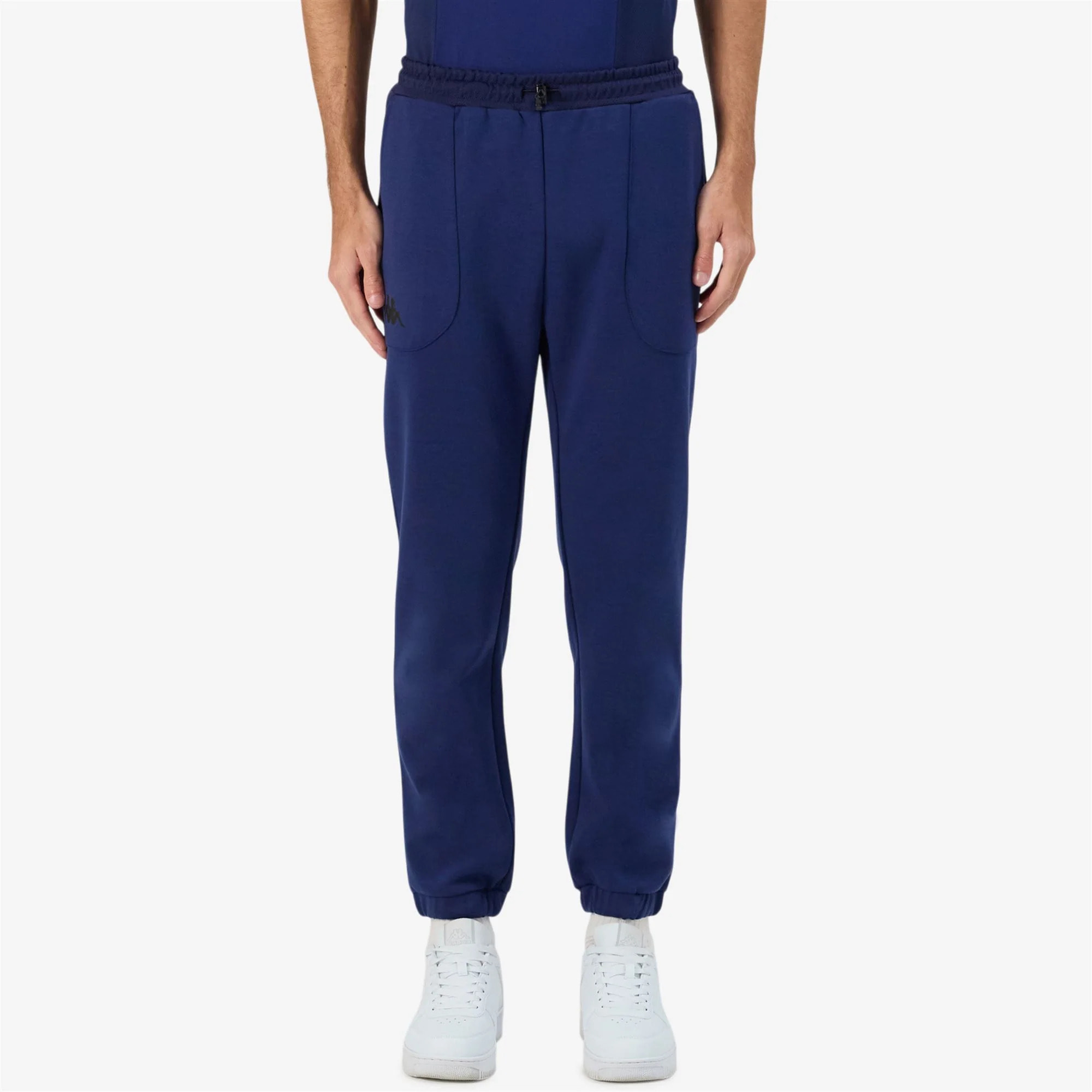 Kappa - Pantaloni Uomo Blu - Gesso