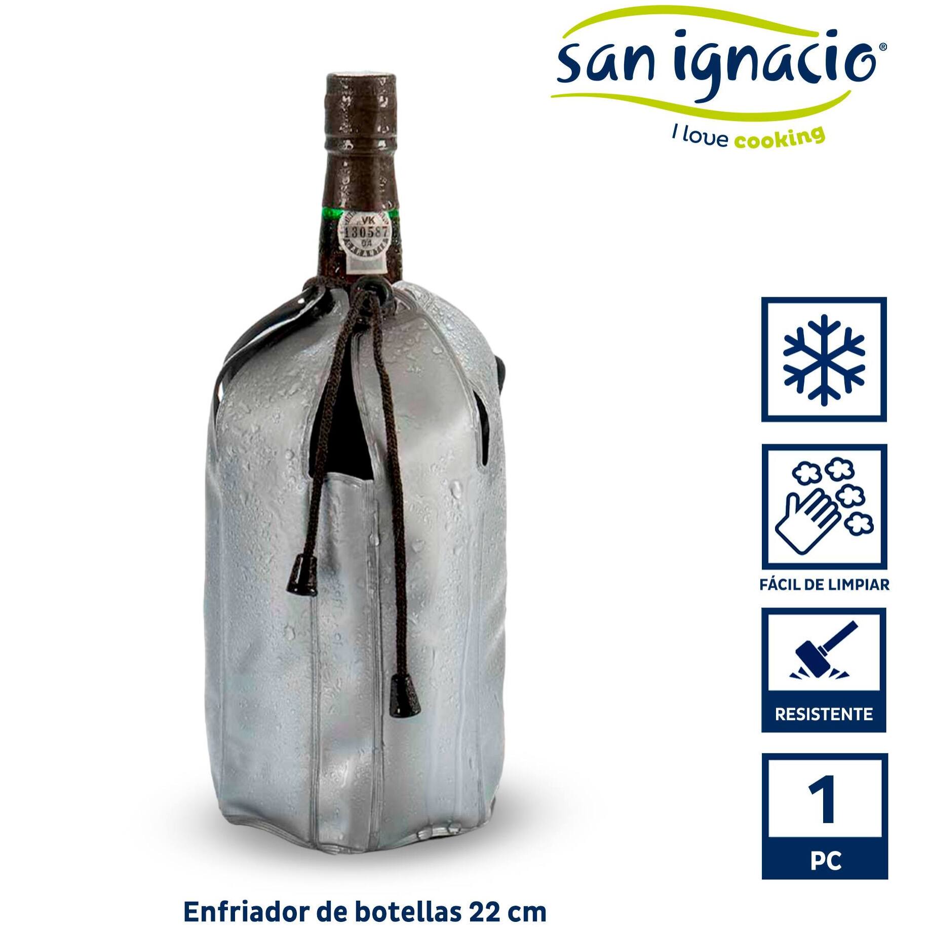 Enfriador botella vino gris colección kinvara