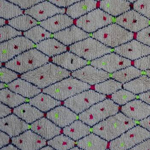 Authentique tapis berbère fait main en laine JELI