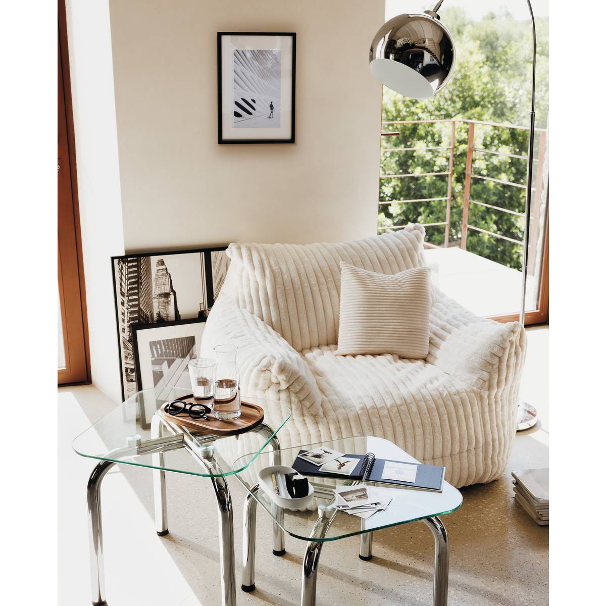 Fauteuil Muzi blanc