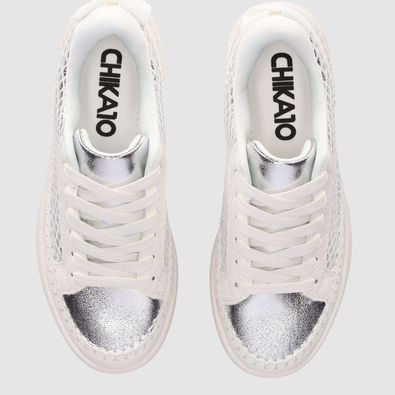 Deportivos - Plata - Tacón: 5 cm