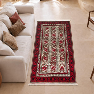Tapis d'orient, motif oriental authentique, noué à la main, ARER