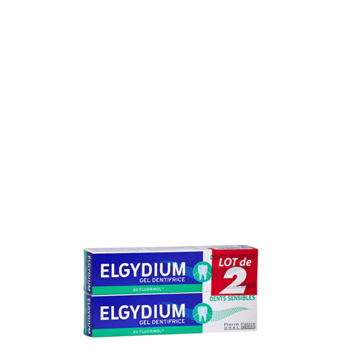 Elgydium - Duo Dentifrice Dents Sensibles 2 X 75 ml