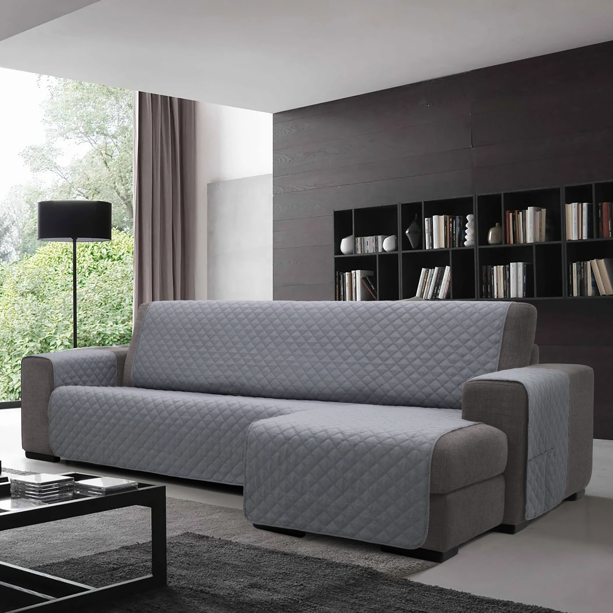 Cubre Sofá ACOLCHADO Chaise Longue modelo JENNY