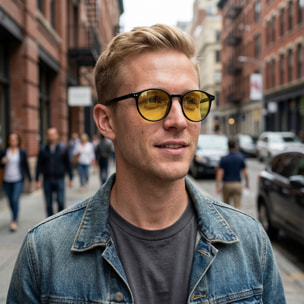 Gafas Sexton con Filtro Amarillo para Luz Azul y Reducción de Fatiga Ocular