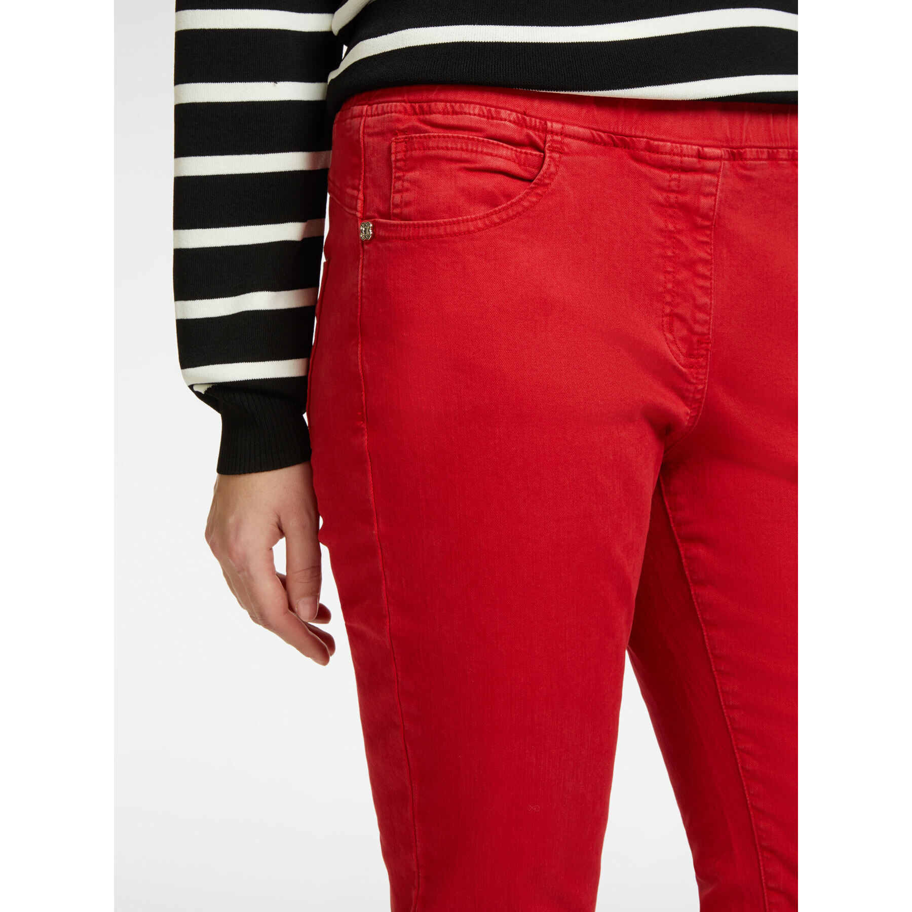Elena Mirò - Jeggings pull on, "Pat" - Rosso
