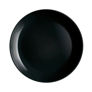 6 platos negros 25 cm Diwali - Luminarc