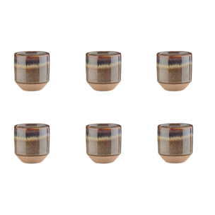 Tasse GENESIS 15cl - 6 pièces - Basalte