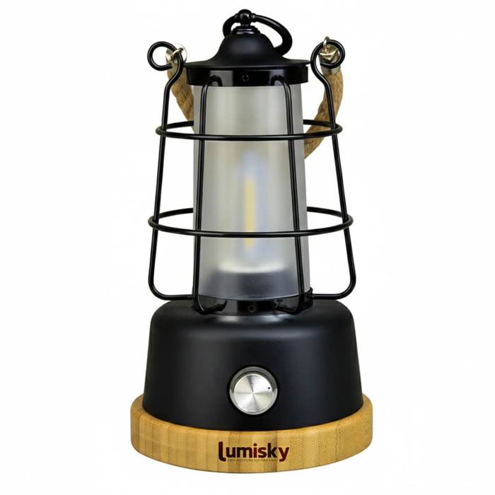 Lanterne sans fil corde WILDY H23CM