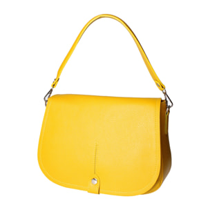 Borsa a spalla Sabina da donna In Vera pelle Made in Italy 29x20x11 cm