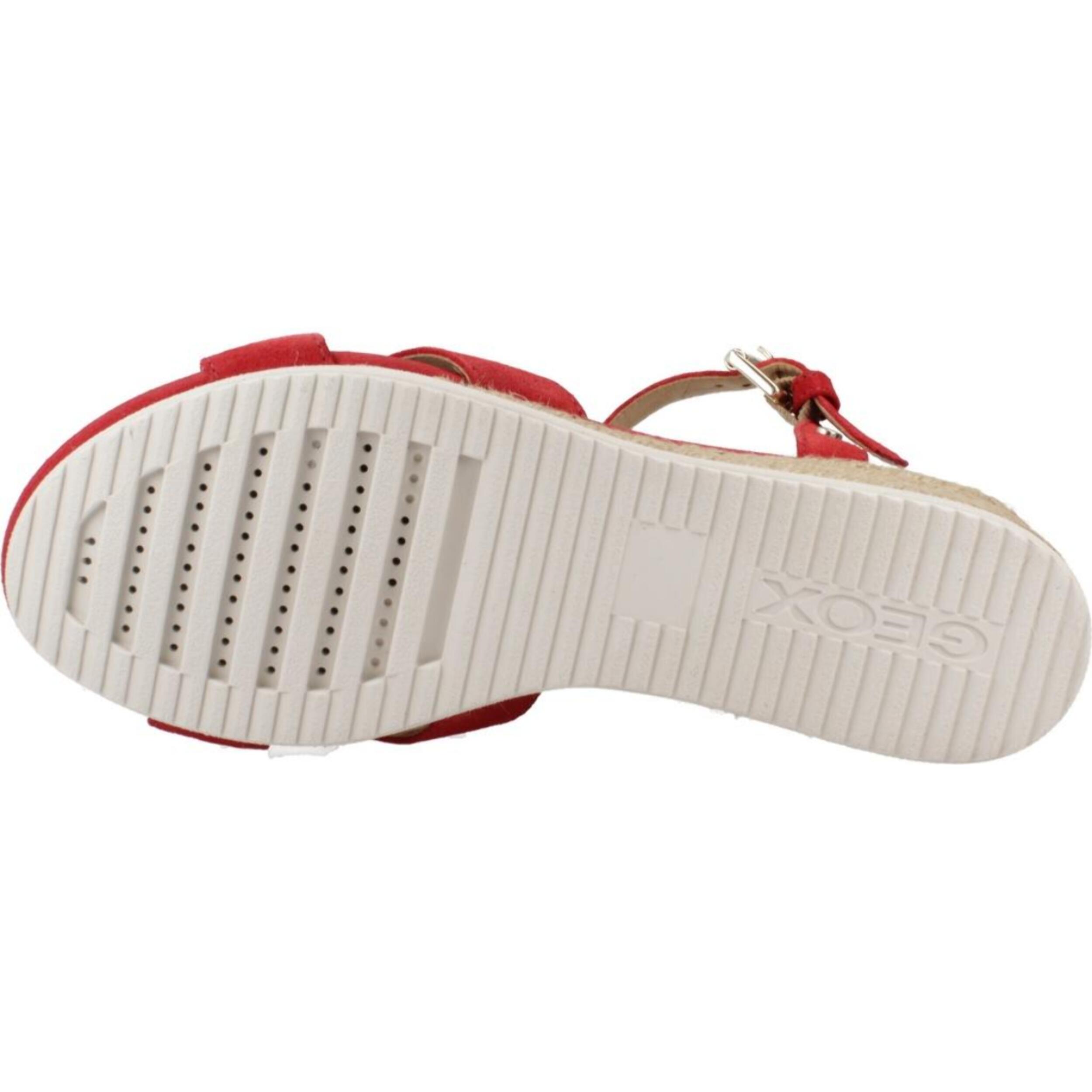 Sandalias Mujer de la marca GEOX  modelo D ISCHIA CORDA ROJO