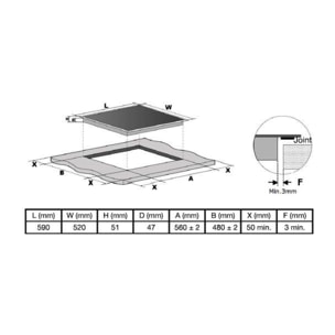 Table vitrocéramique ESSENTIELB ETV41