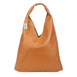 Agnana bolso shopper mujer. Piel auténtica Dollaro.