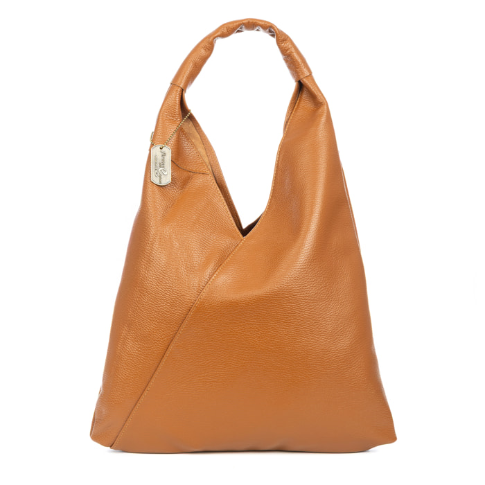 Agnana bolso shopper mujer. Piel auténtica Dollaro.