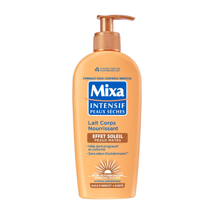 Mixa Lait Corps Effet Soleil peaux mates 250ml