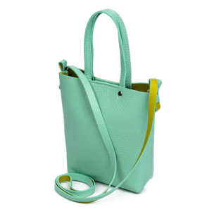 Italia Borsa a tracolla Donna.Pelle autentica Dollaro