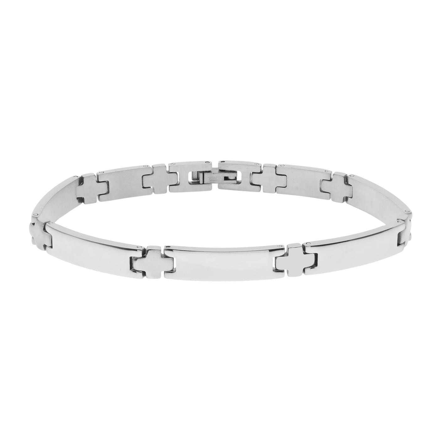 Bracciale Hiriwa 925 Acciaio Inossidabile Silver Uomo