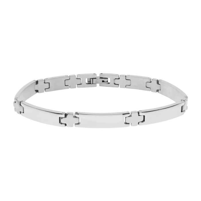 Bracciale Hiriwa 925 Acciaio Inossidabile Silver Uomo