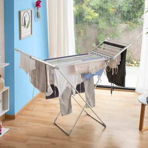 Étendoir à Linge Électrique Pliable à Ailes Drywing InnovaGoods 20 Barres 230 W