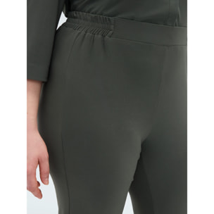 Fiorella Rubino - Joggers de punto jersey - Verde militare