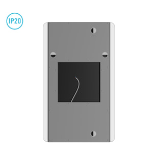 Miroir salle de bain LED auto-éclairant BORDER LINES 70x45