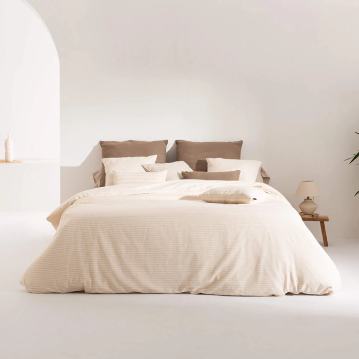 Housse de couette jacquard Jávea Moyen Lino