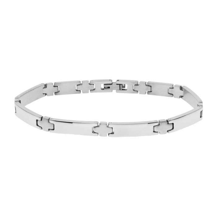 Bracciale Hiriwa 925 Acciaio Inossidabile Silver Uomo