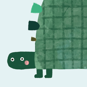 Papier peint enfant tortue alligator Intissé