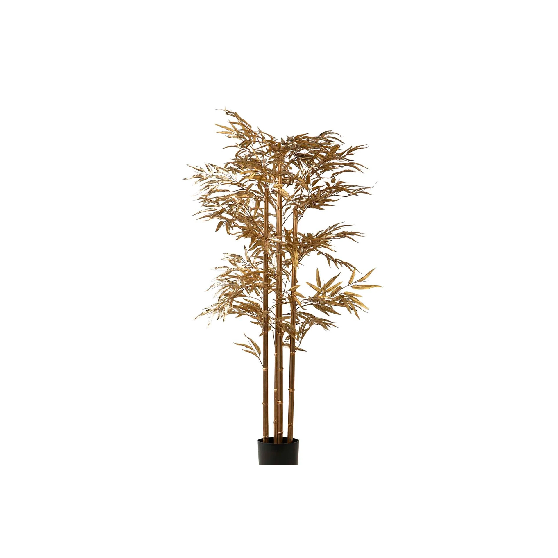 Arbol Bambu Dorado Con Maceta 78x51x167 Cm