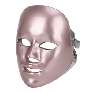Máscara LED fotónica de siete colores. Cuidado facial, anti edad, rejuvenecimiento de la piel.