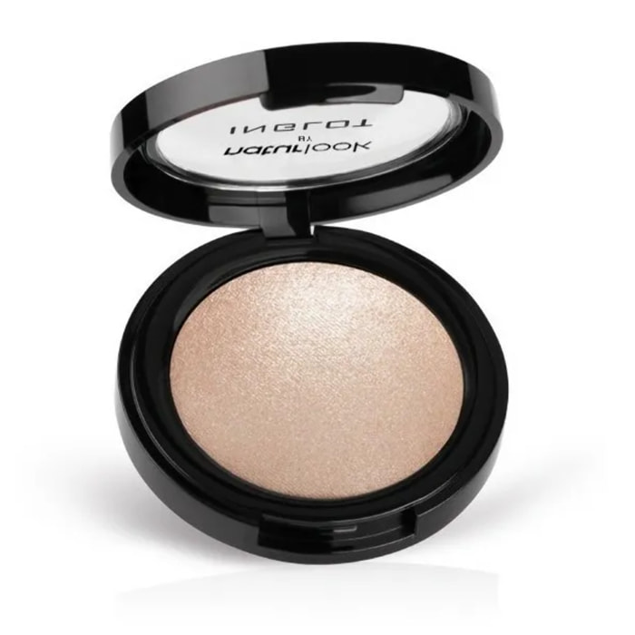 INGLOT SOFT SPARKLER Face And Body Highlighter Light Gold 40, Iluminador en compacto, Aporta punto de luz a tu rostro y cuerpo, Con partículas que proporcionan un acabado natural pero luminoso, Color: Dorado suave. 11Gr