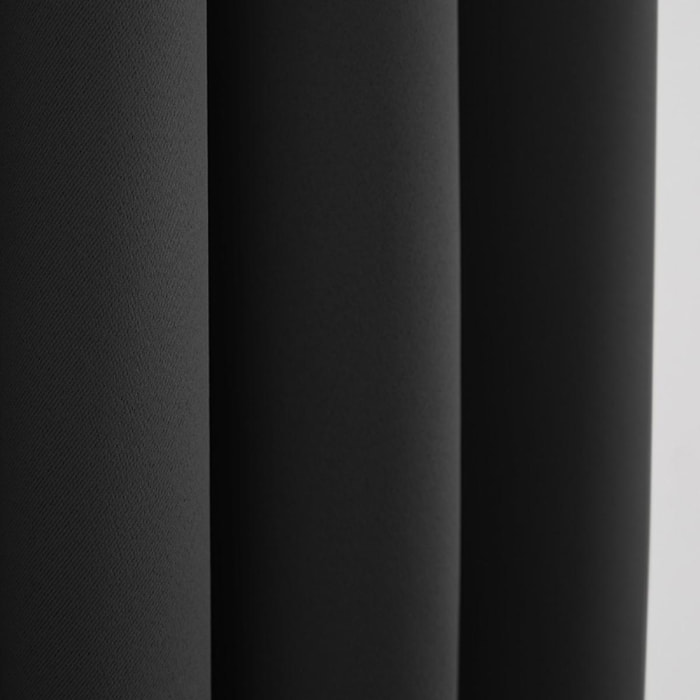 Rideau occultant noir 140 x 260 cm