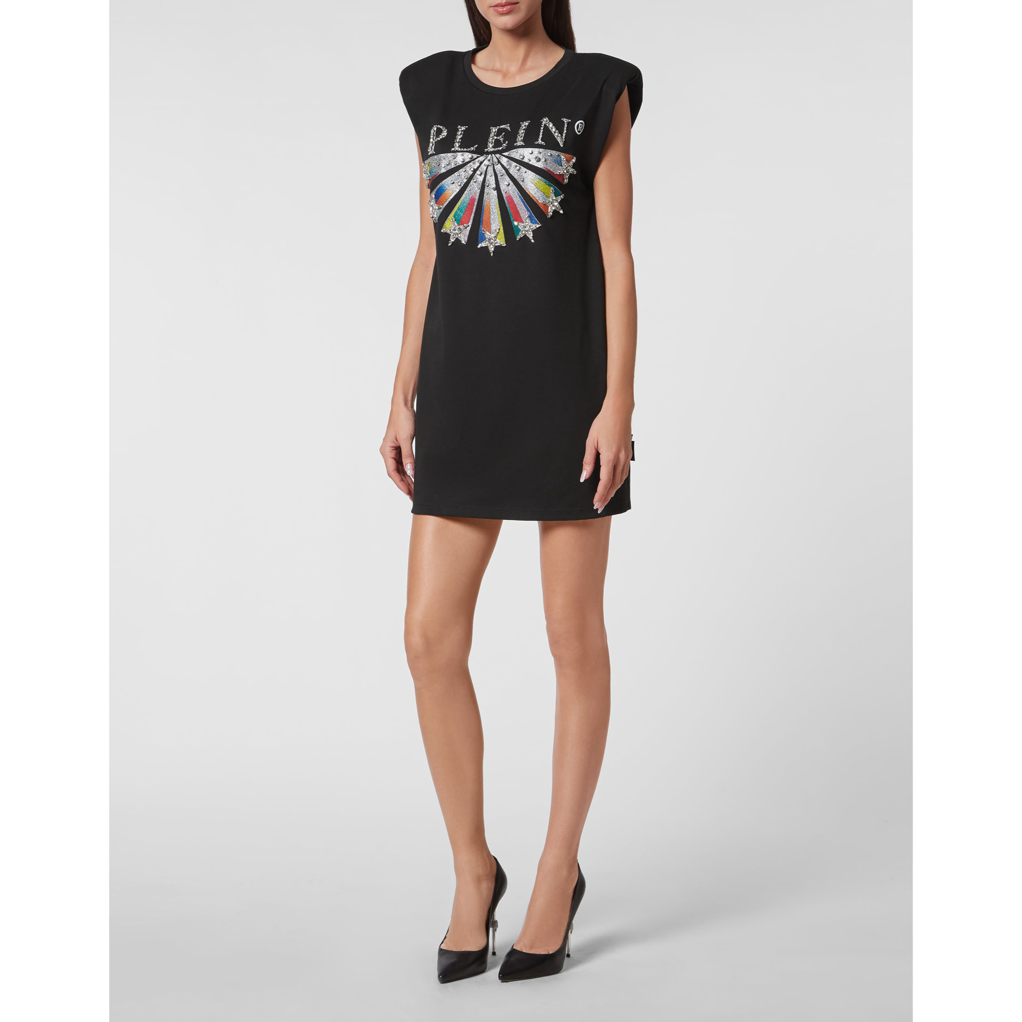 PHILIPP PLEIN Camiseta Vestido Corto STARS
