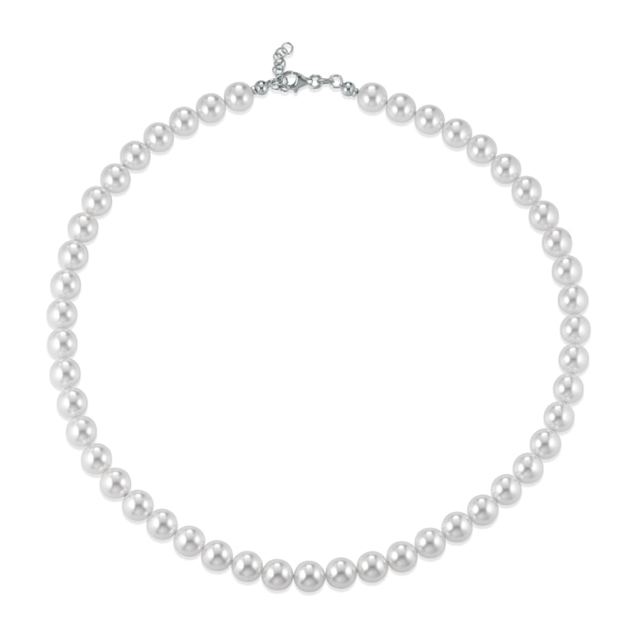 Collana FuJiko Perle Crystal Pearls Argento 8 mm