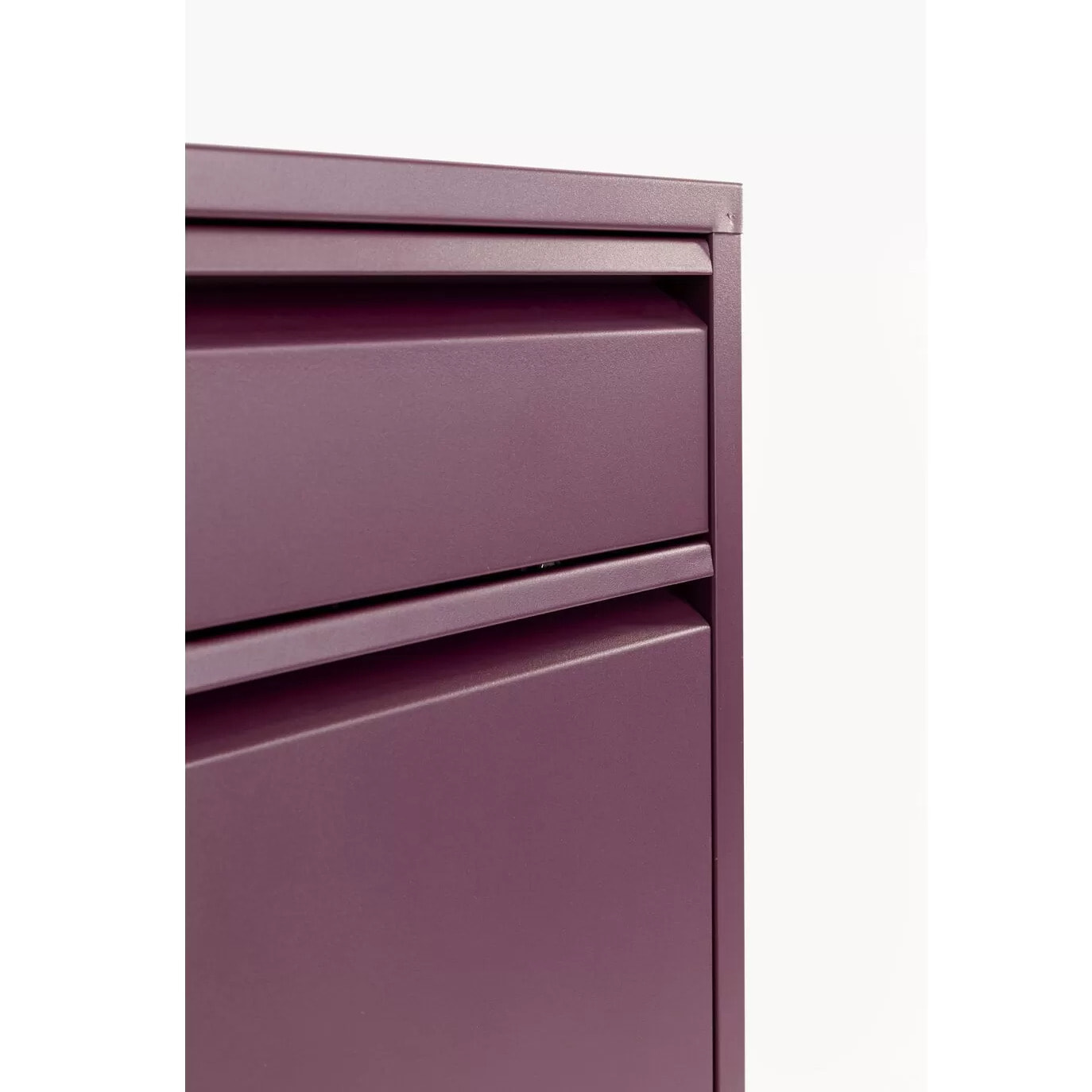 Casier à chaussures Caruso violet 3+1 tiroirs Kare Design