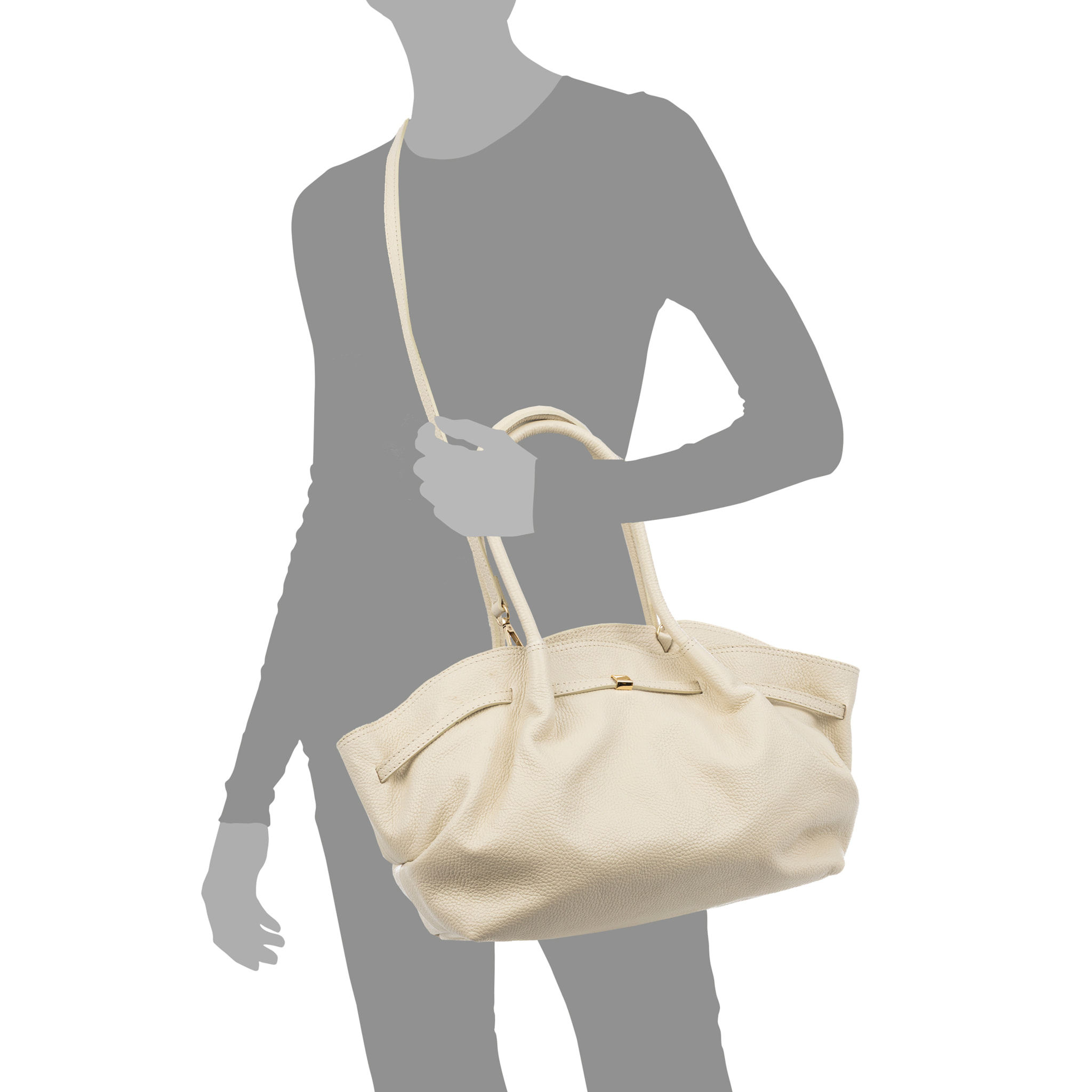 Bema Bolso Tote Mujer. Piel auténtica Dollaro