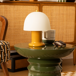 Lampe à poser LED Rick jaune H21cm