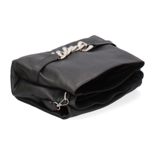 Borsa a spalla da donna In Vera pelle Made in Italy 31x22x11 cm