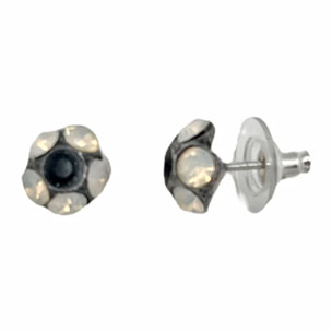 Pack pendientes plata 10µ y cristal Sw surtido Amat