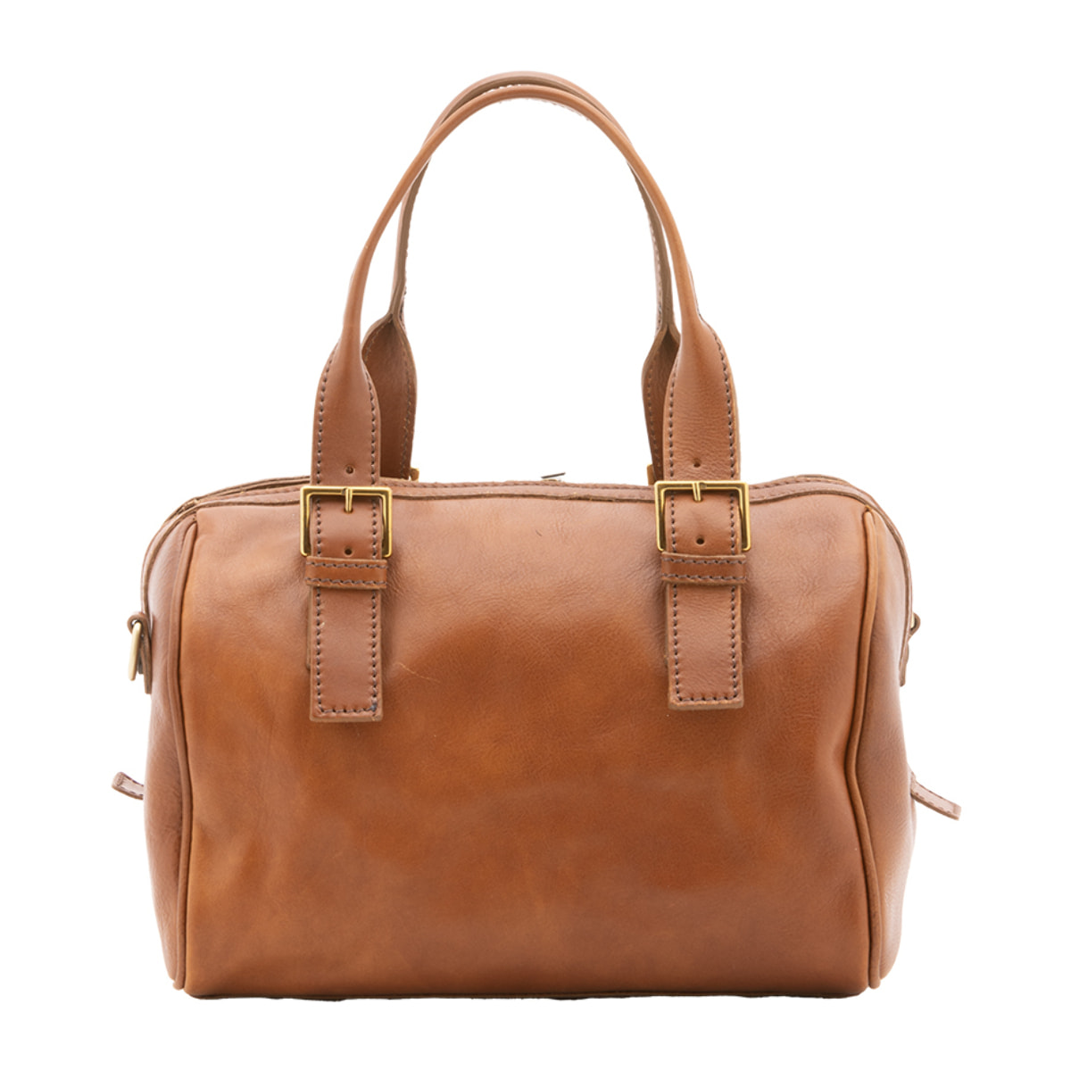 Borsa a bauletto  unisex In Vera pelle Made in Italy 29x27x13 cm