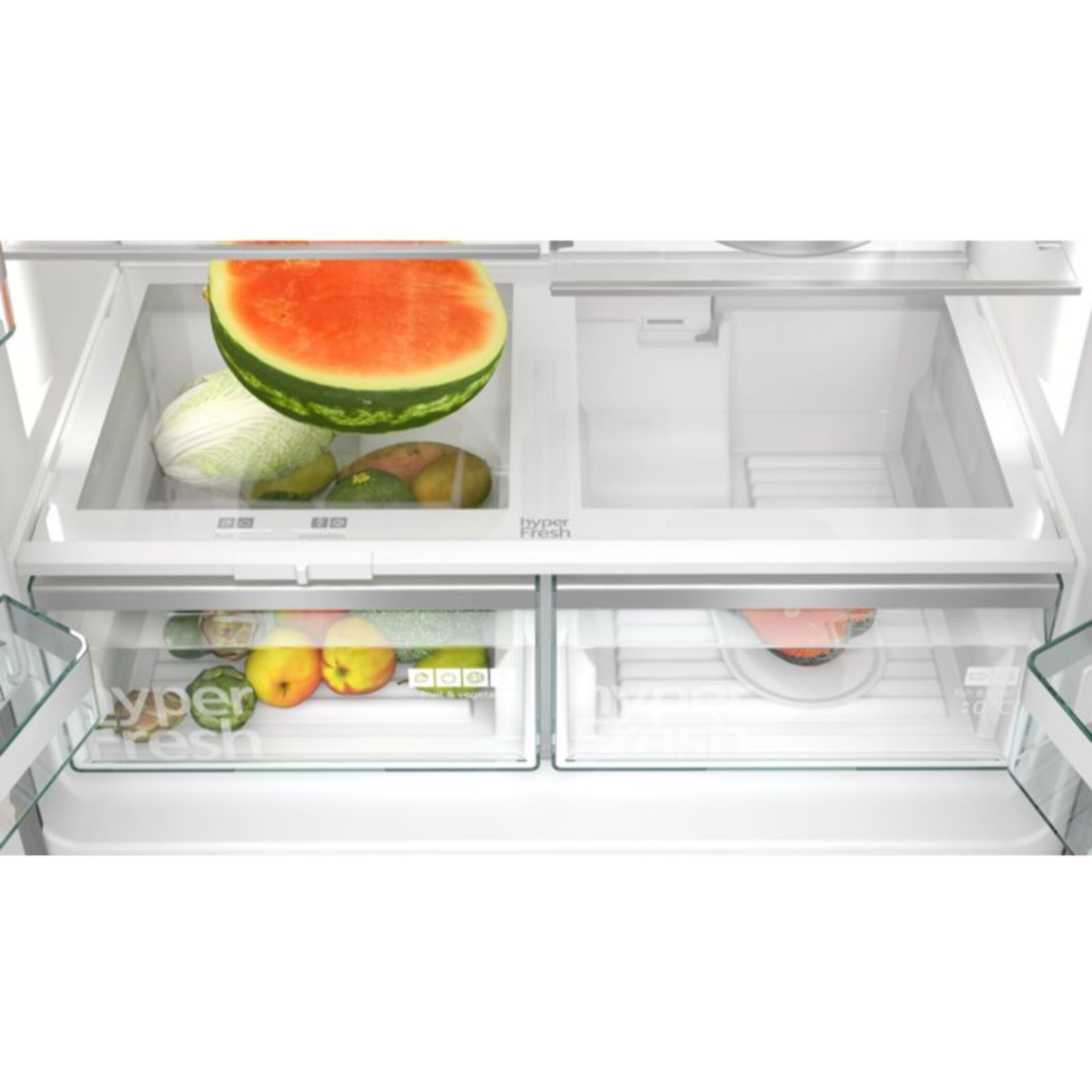 Réfrigérateur multi portes SIEMENS KF96DPXEA  iQ700, Tiroirs hyperFresh 0°C