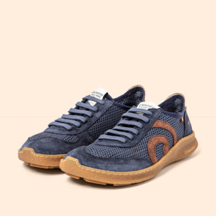 Zapatos N5435C MULTI MATERIAL NAVY/OROEL color Navy