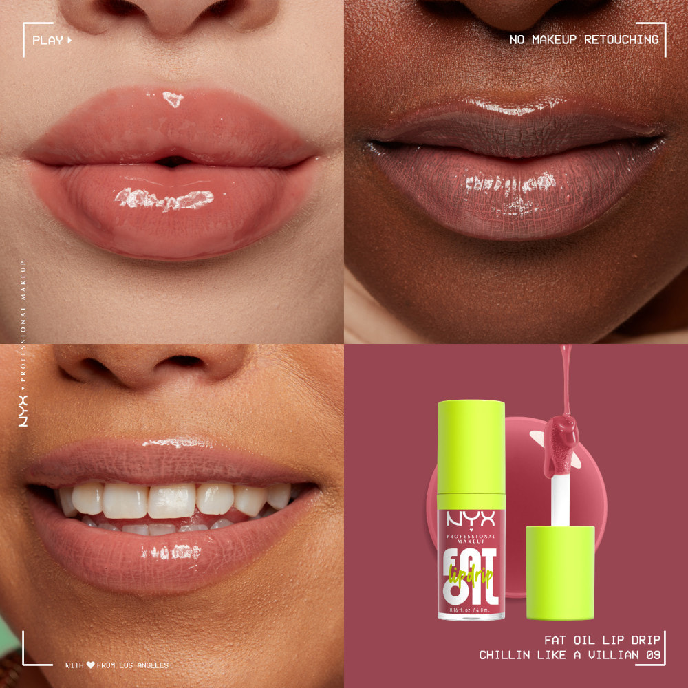 NYX Professional Makeup Fat Oil Creamy Gloss CHILLIN LIKE A VIL