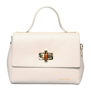 Borsa a spalla Carla Ferreri Beige